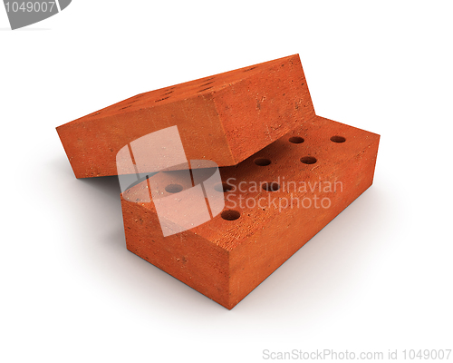 Image of Two orange bricks