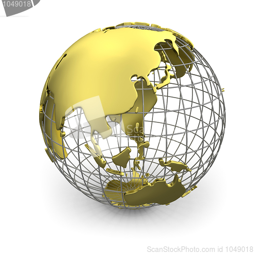 Image of Golden globe, Asia 
