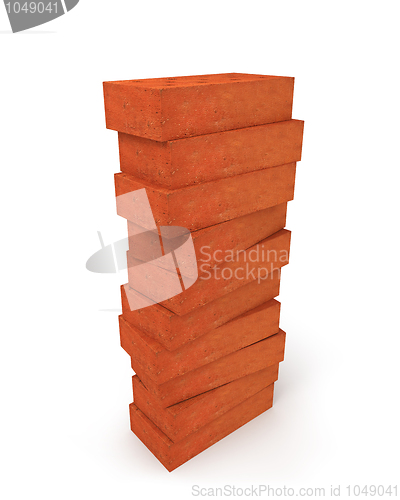 Image of Tower of orange bricks 