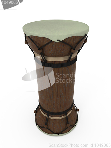 Image of Talking drum standing