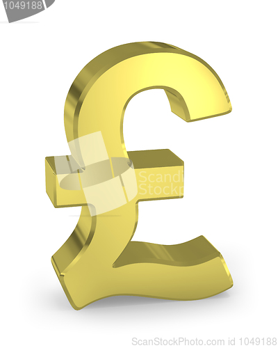 Image of Golden pound sign