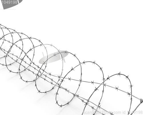 Image of Barbed wire diagonal 