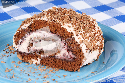 Image of Chocolate swiss roll cake