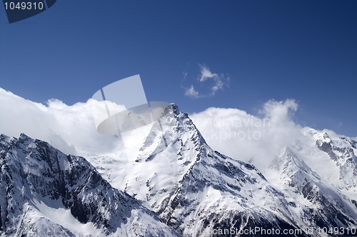 Image of Hight Mountains. Caucasus, Dombay.