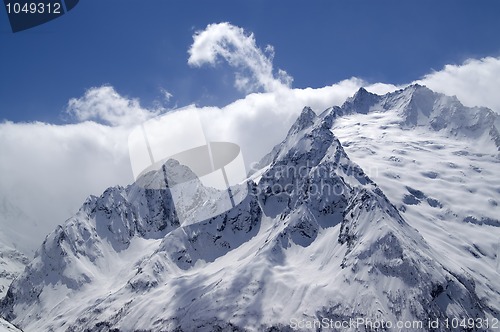 Image of Caucasus Mountains. Dombay.