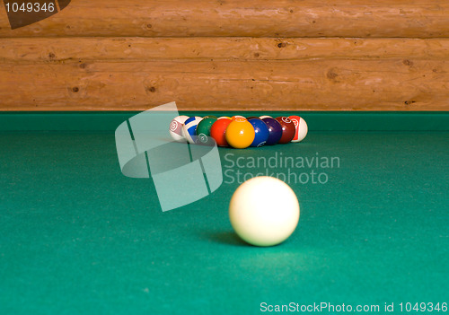Image of Pool balls.