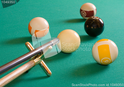 Image of Pool game.