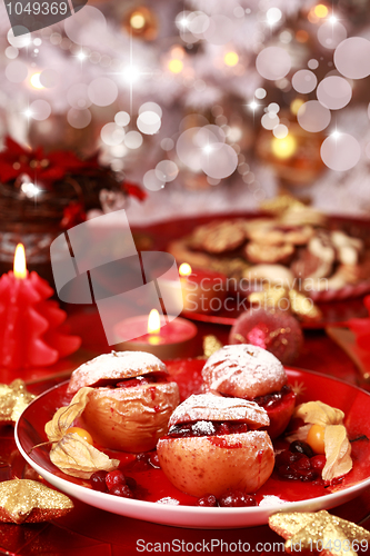 Image of Baked apples for Christmas