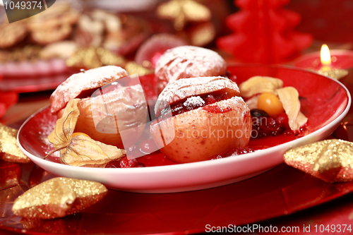 Image of Baked apples for Christmas