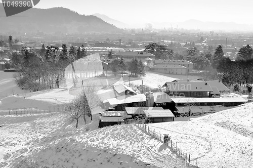 Image of Farm In Winter