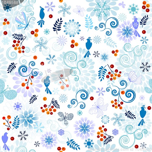 Image of Winter effortless pattern