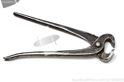 Image of Black iron cutting tongs