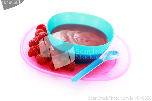 Image of raspberries - baby food