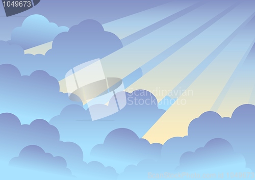 Image of Cloudy sky background 2