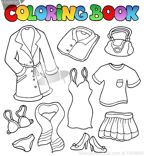 Image of Coloring book dress collection 1