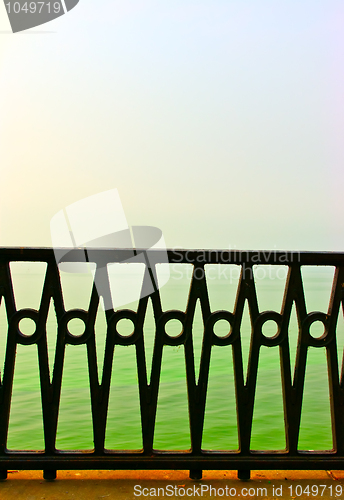 Image of beautiful forged fence