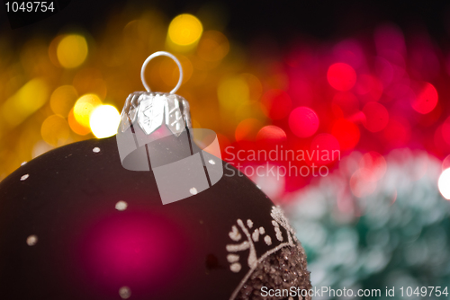 Image of Abstract christmas lights as background