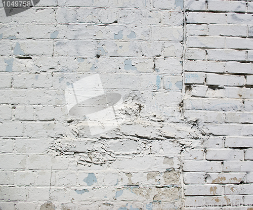 Image of White brick wall