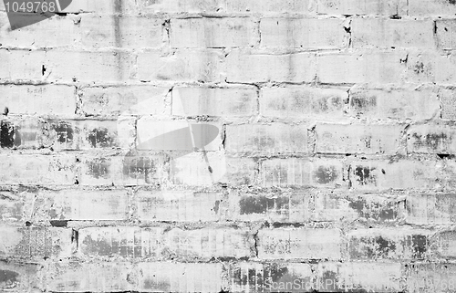 Image of White brick wall