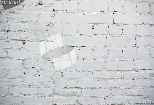 Image of White brick wall