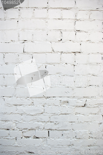 Image of White brick wall