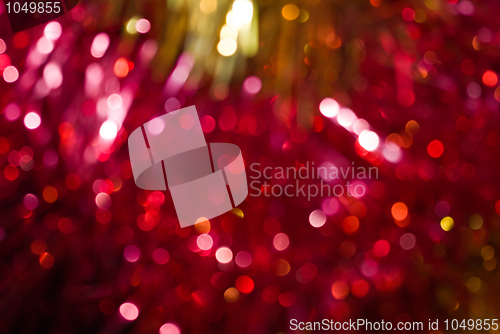 Image of Abstract christmas lights as background