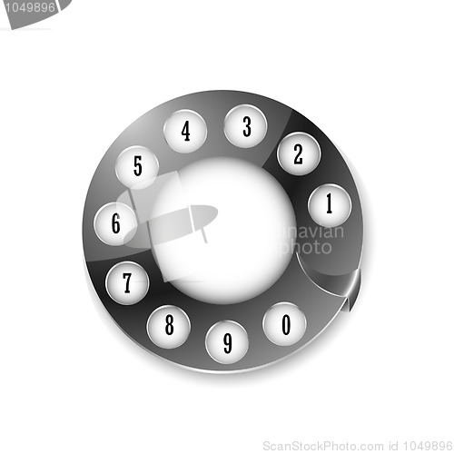 Image of telephone disk