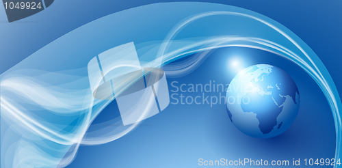 Image of abstract earth globe background