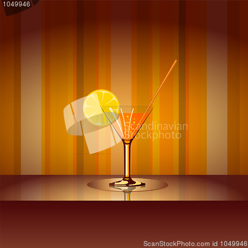 Image of cocktail with background