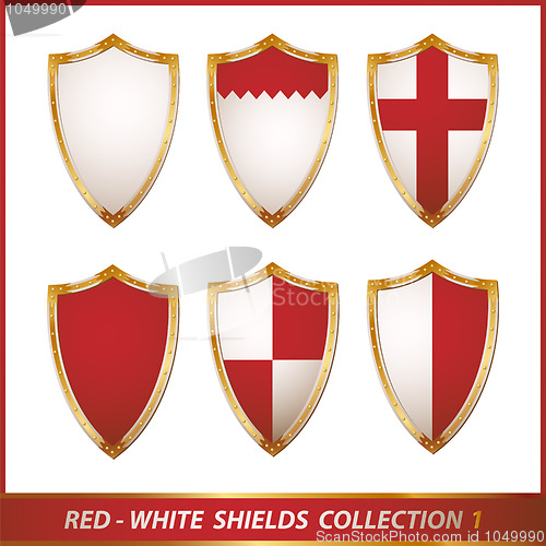 Image of collection of shields