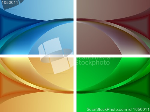 Image of wavy colored backgrounds