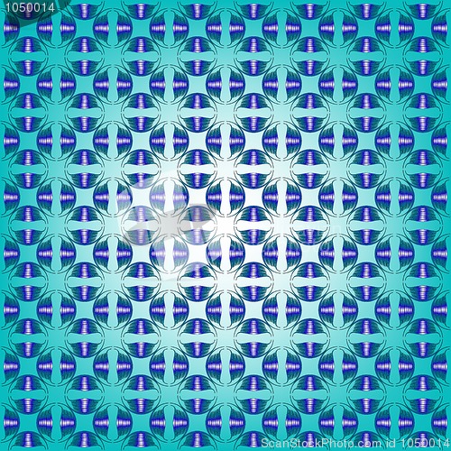 Image of abstract blue seamless pattern