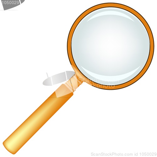 Image of wooden magnifying glass