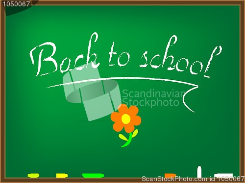 Image of back to school board