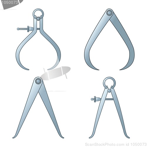 Image of different tipes of calipers