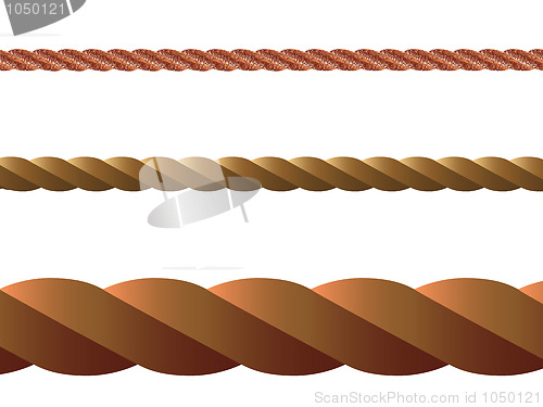 Image of rope vector