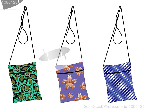 Image of hand bags against white