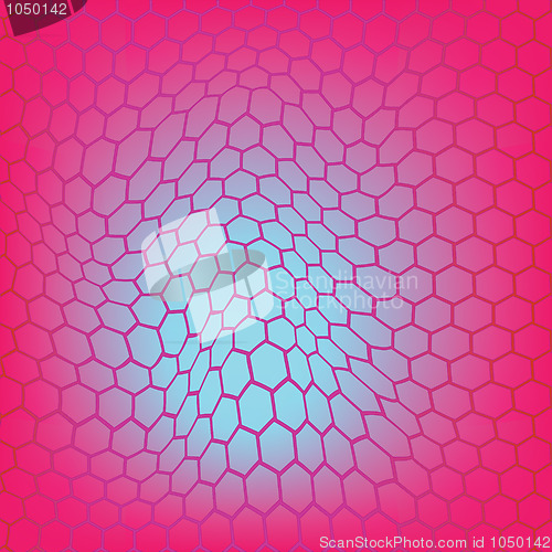 Image of wavy mesh