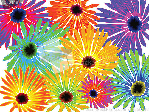 Image of flowers background