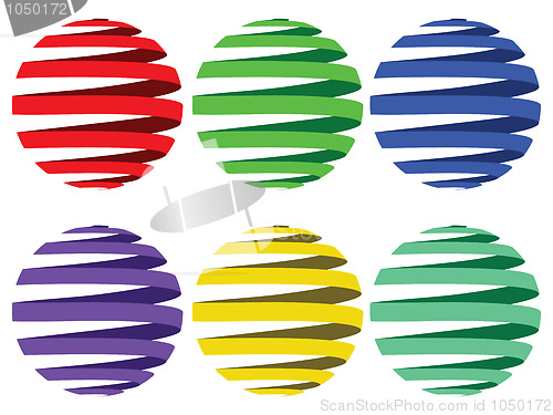 Image of sphere ribbons