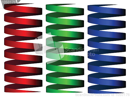 Image of cylinder rgb ribbons