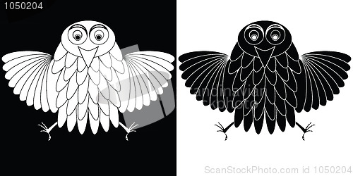 Image of stylized owl cartoon
