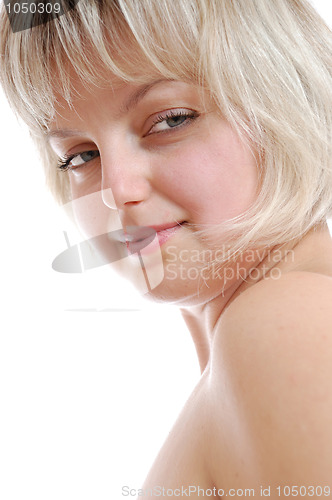 Image of beautiful blond girl