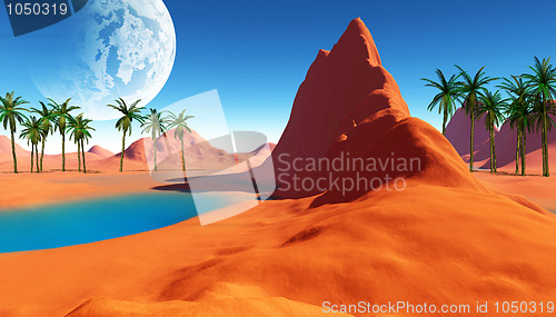 Image of colorful desert