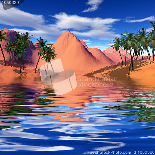 Image of beautiful desert