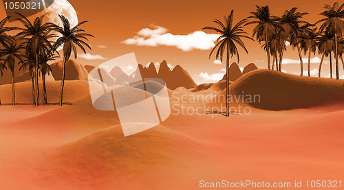 Image of colorful sand desert