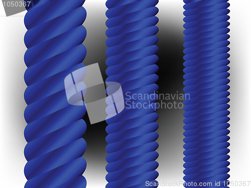 Image of blue vertical columns