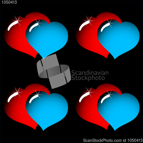 Image of Valentine's day abstract elegance background