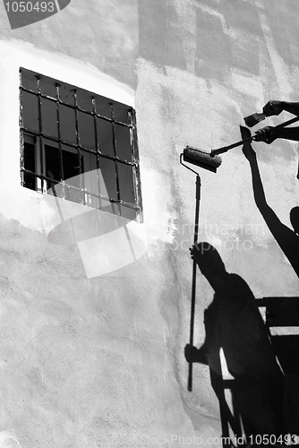 Image of Painters at work