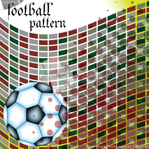 Image of football abstract pattern